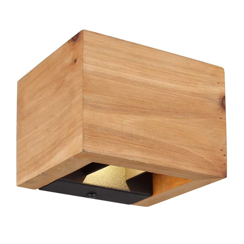 Holzwandlampe Alina Hoch und runter