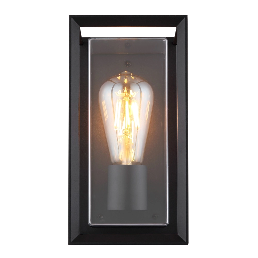 Außenwandlampe Logana Schwarz Globo 9007371465811