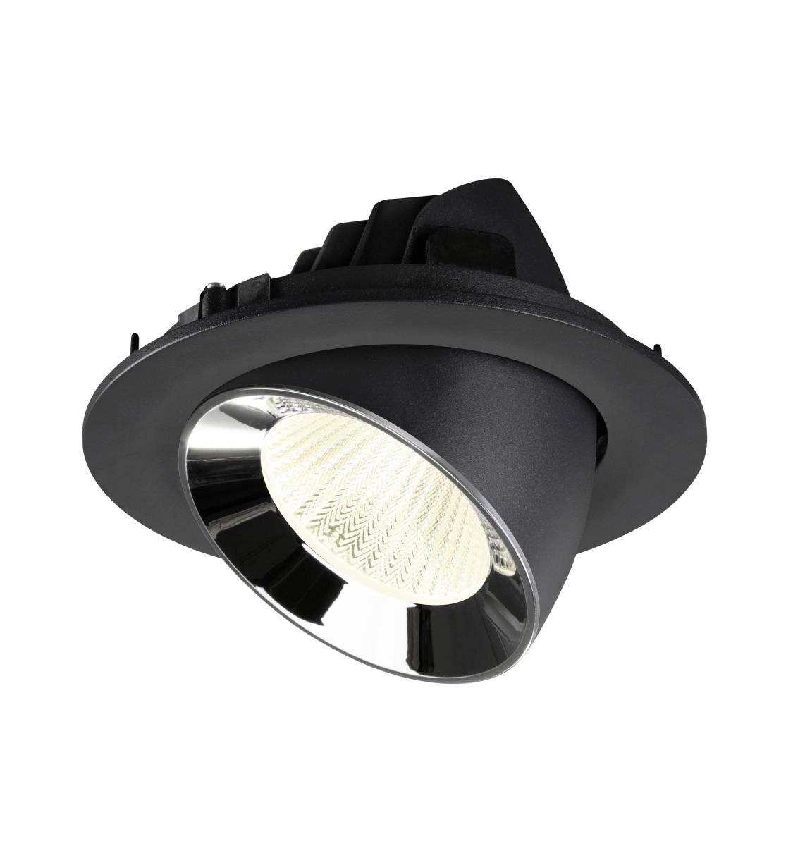 Einbau-Strahler Numinos Gimble L schwarz/chrom 4000K - 40gr SLV 4024163310109