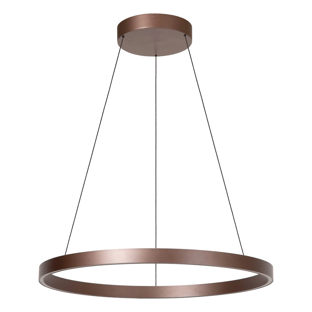 Design-Pendellampe Liane rostbraun Ø 80 cm Lucide Vibes 5411212461124