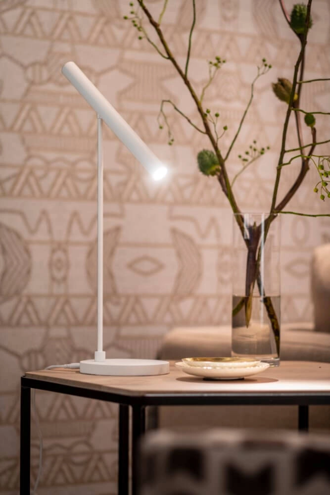 Schreibtischlampe Harper weiß
