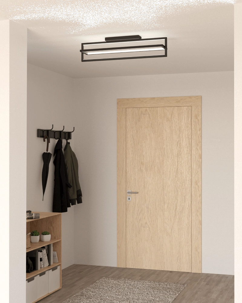 LED-Deckenleuchte Siberia Schwarz Eglo 9008606244041