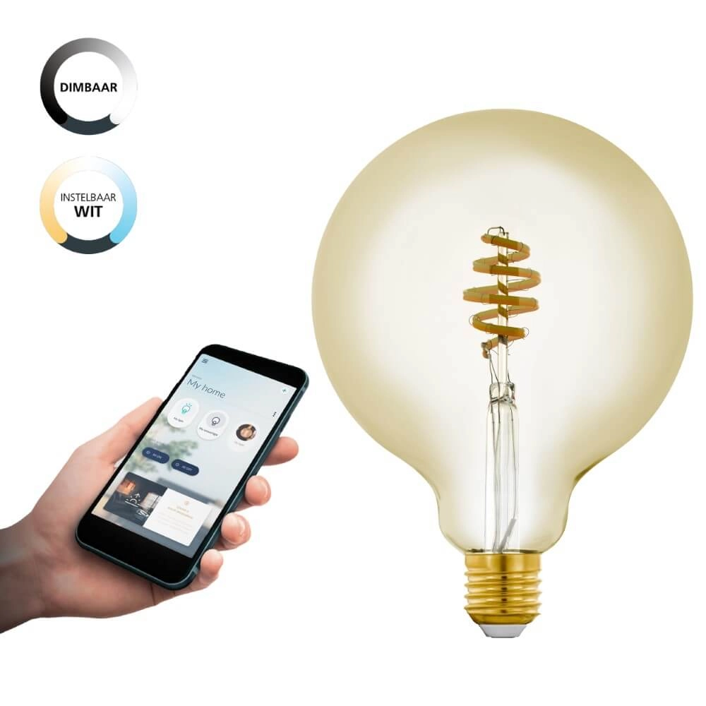 LED-Lampe Zigbee - E27 - 4.9 watt - 2200-6500K - G125 Eglo 9002759122454