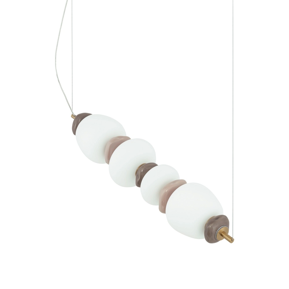 Pendellampe Ceramic Led Keramik und Glas 71 cm Lyora 5903139117005