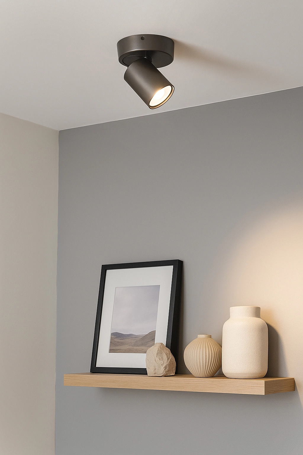 Deckenlampe Moon 1 Runde Bronze Lyora 5053423311821