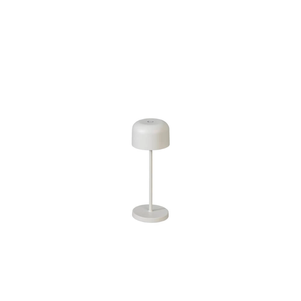Wiederaufladbare Tischlampe Lille mini Weiß