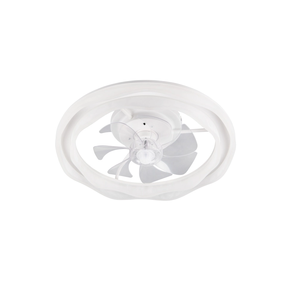 Weißer Fächer Skaulo Entwurf Ø 50cm Trio 4017807698831
