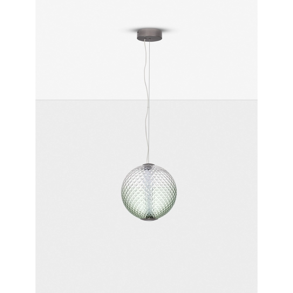 Pendelleuchte Aora Konvexes grünes Glas Lyora 5212017483829