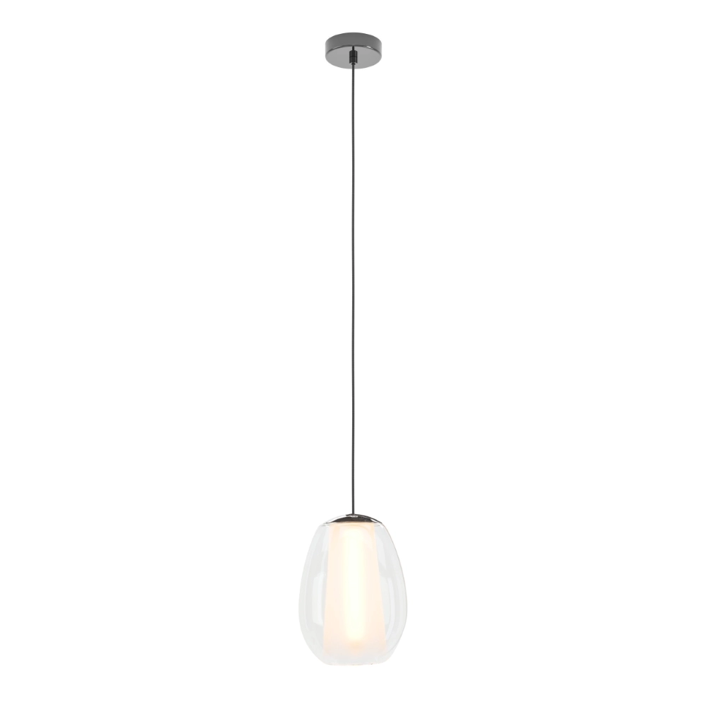 Design-Pendellampe Menorca grau Ø 22 cm