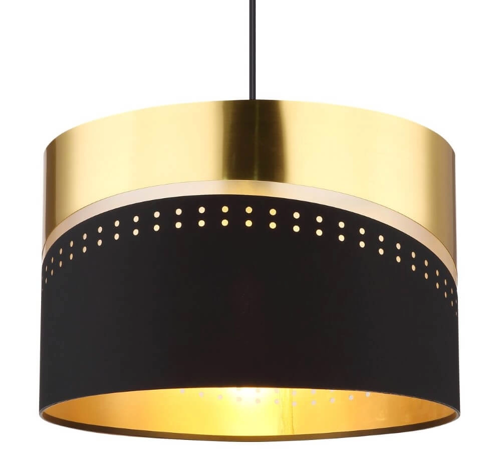 Hängelampe Or schwarz mit gold Globo 9007371458707