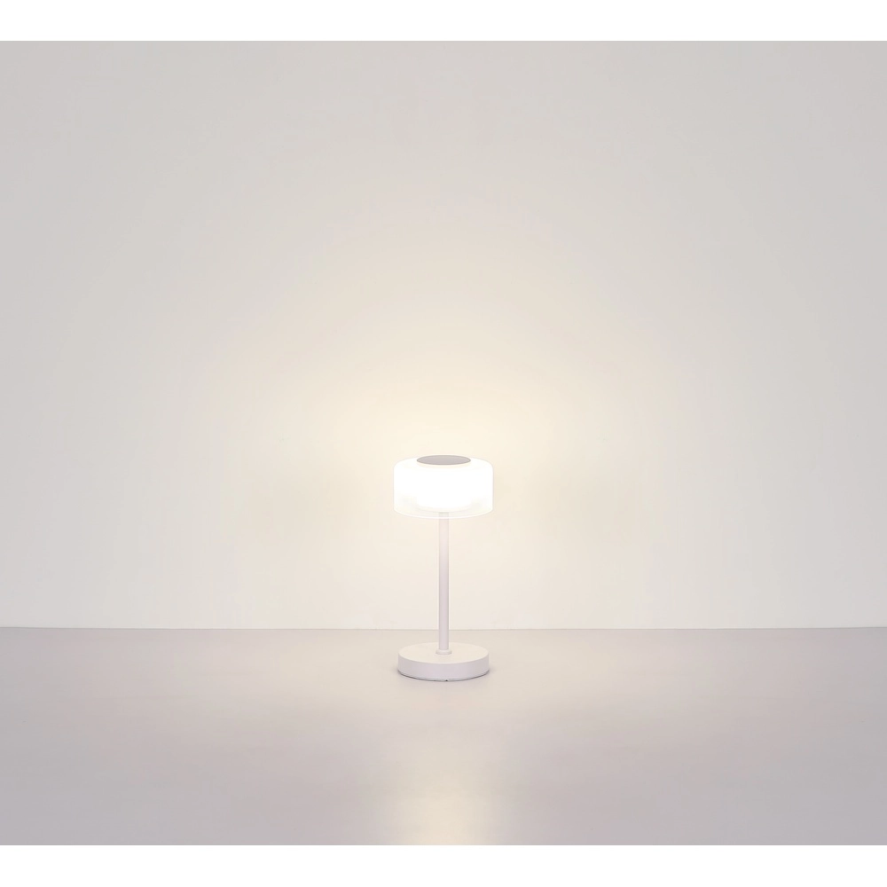 Design-Tischlampe Belinda Weiß Globo 9007371531301