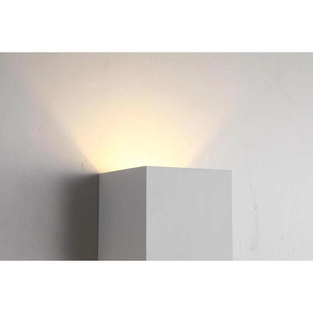 Quadratische Wandleuchte Sifor weiß Lyora 5053423285221