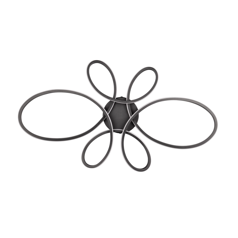 Design-Deckenleuchte Fly schwarz Trio 4017807600865