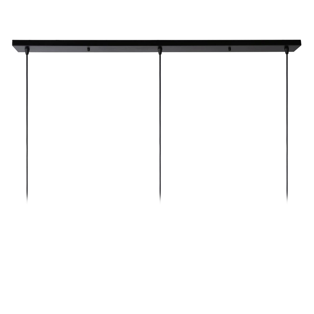 3-Licht Pendellampe Dikra Industriell Schwarz Lucide 5411212761026