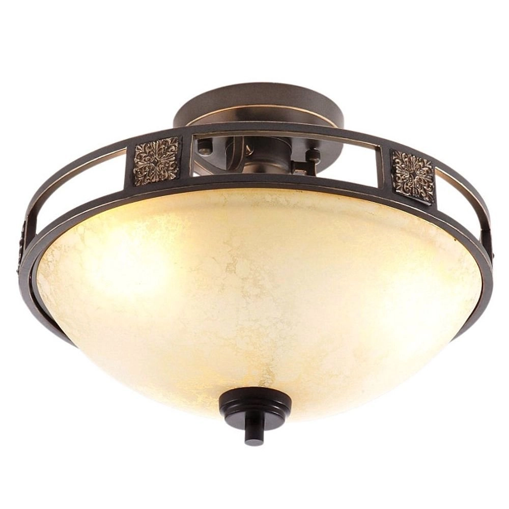 Deckenleuchte Antik Series 6081 42cm bronzebraun Trio 4017807211788