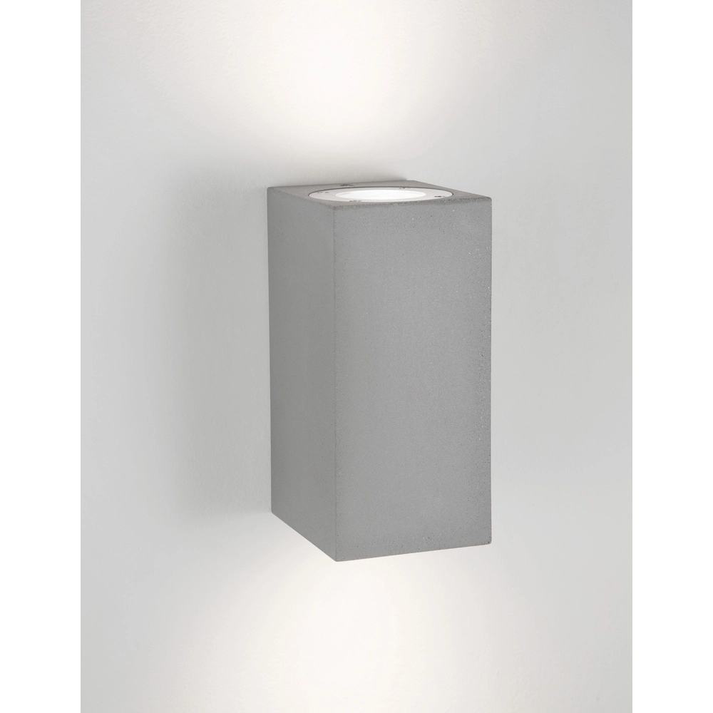 Quadratischer Strahler Fuento Beton grau 18cm Lyora 5212017426895