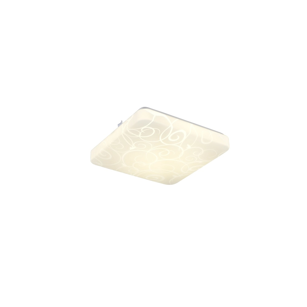 Quadratische Deckenlampe Mandria IV Weiß Trio 4017807669756