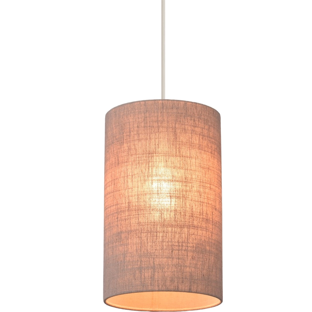 Pendellampe Lisbourg Beige Terra mit beigegrauem Farbton Masterlight