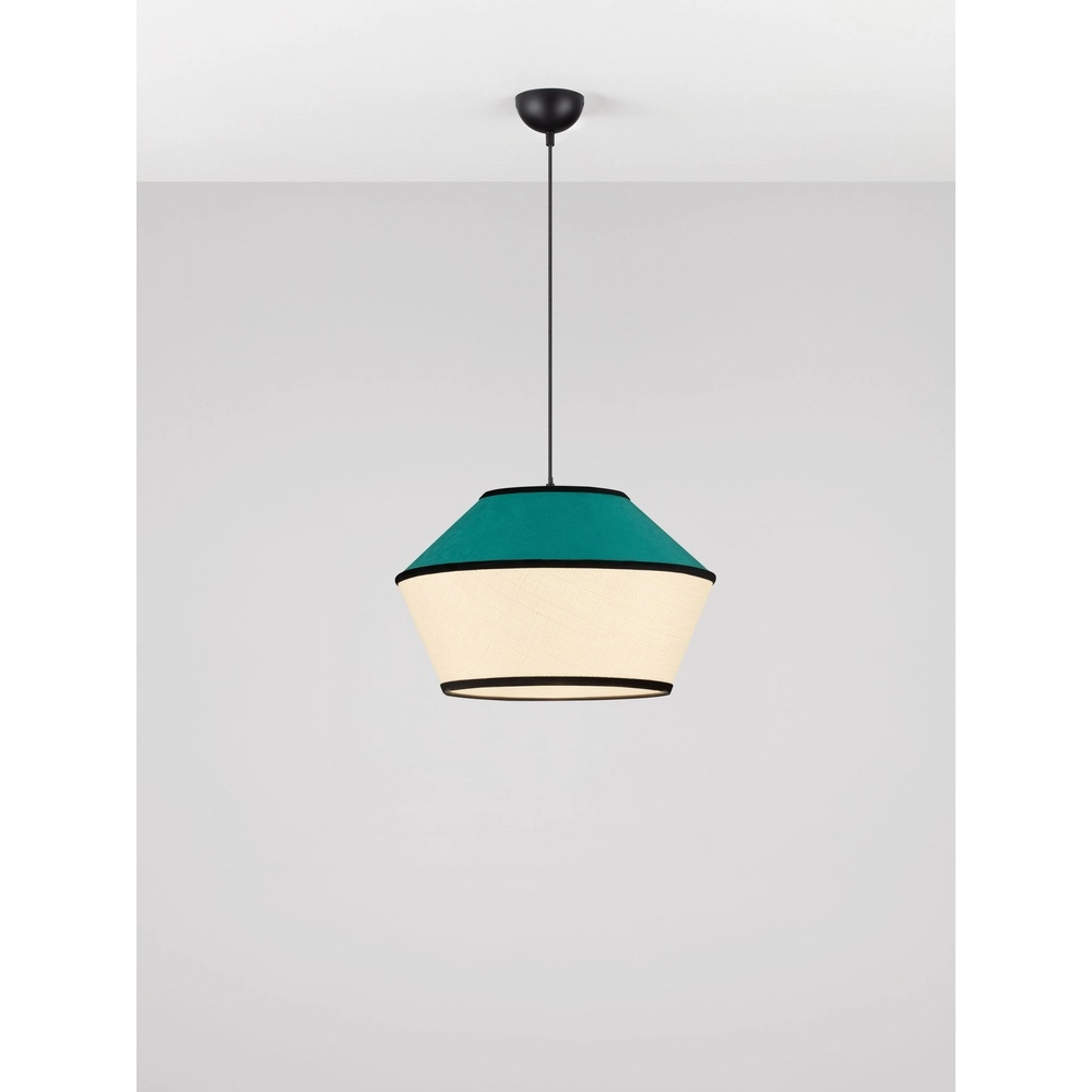 Pendellampe Veliss Weiß mit Blau Lyora 5212017493842