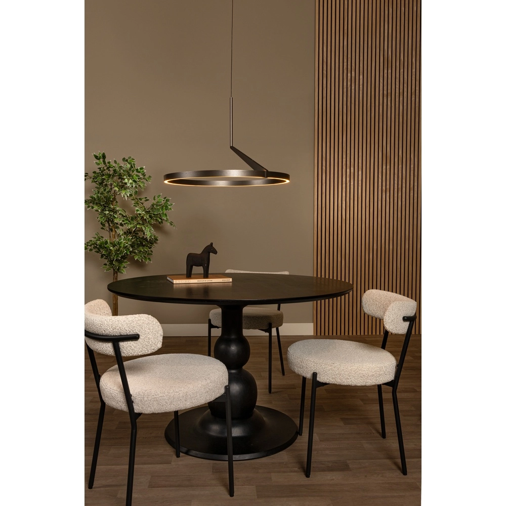 Elegante LED-Pendelleuchte Applause Gebürstetes Metall – Ø 60 cm Premium by Lucide 5411212221827