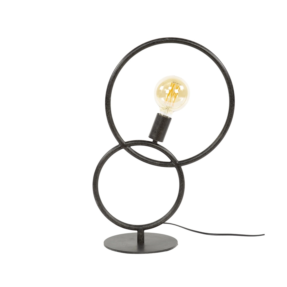 Design-Tischlampe Loop schwarz – 1x E27 Lyora 8716803511033