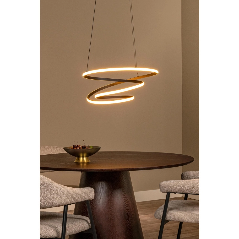 Moderne Pendellampe Espiral schwarzer 40W Lucide 5411212782984