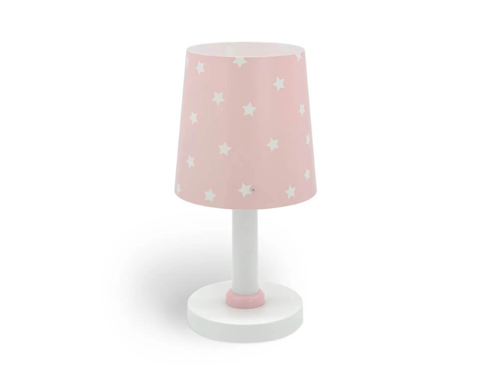 Kinderzimmer-Tischlampe Star Light zartes Rosa