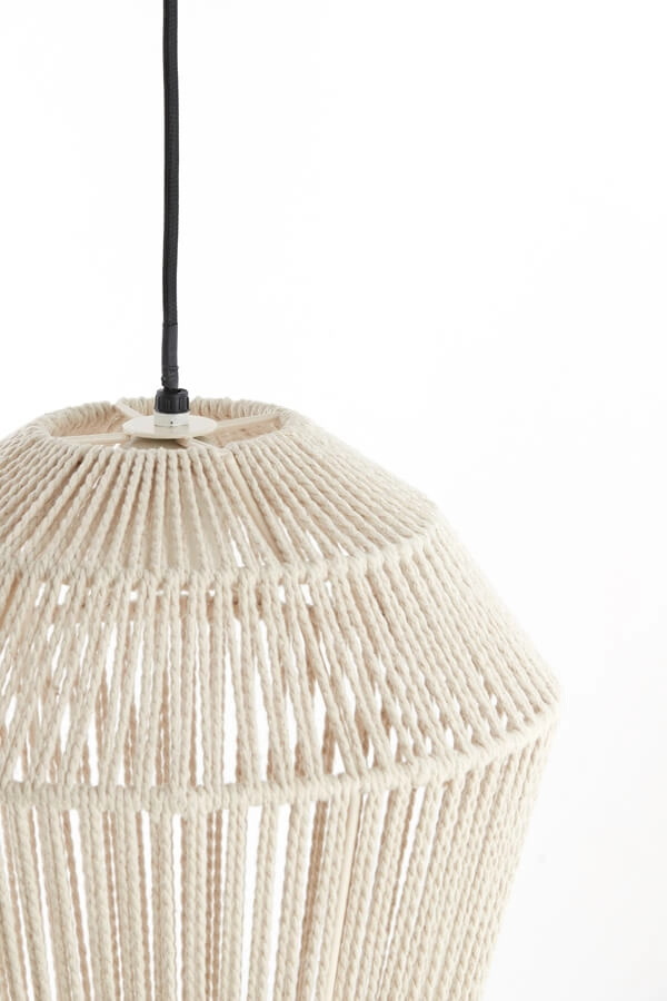 Skandinavische Pendelleuchte Deya creme Ø 30cm Light & Living 8717807744946
