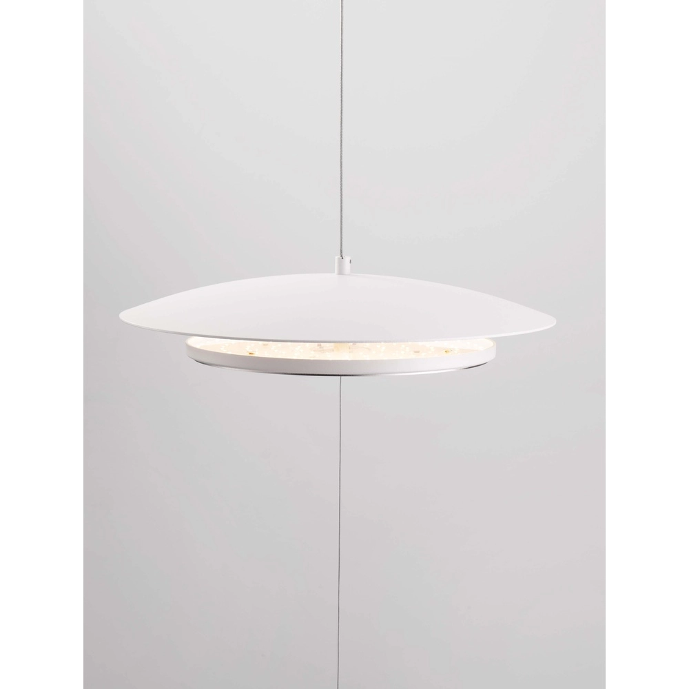 Design-Pendelleuchte Olos weiß