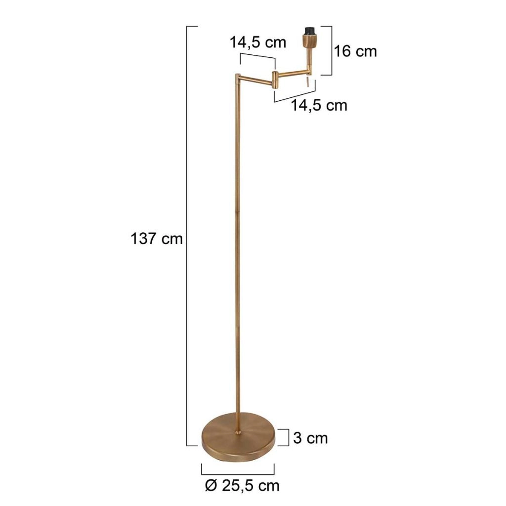 Stehlampe Bella Bronze Steinhauer 8712746165142