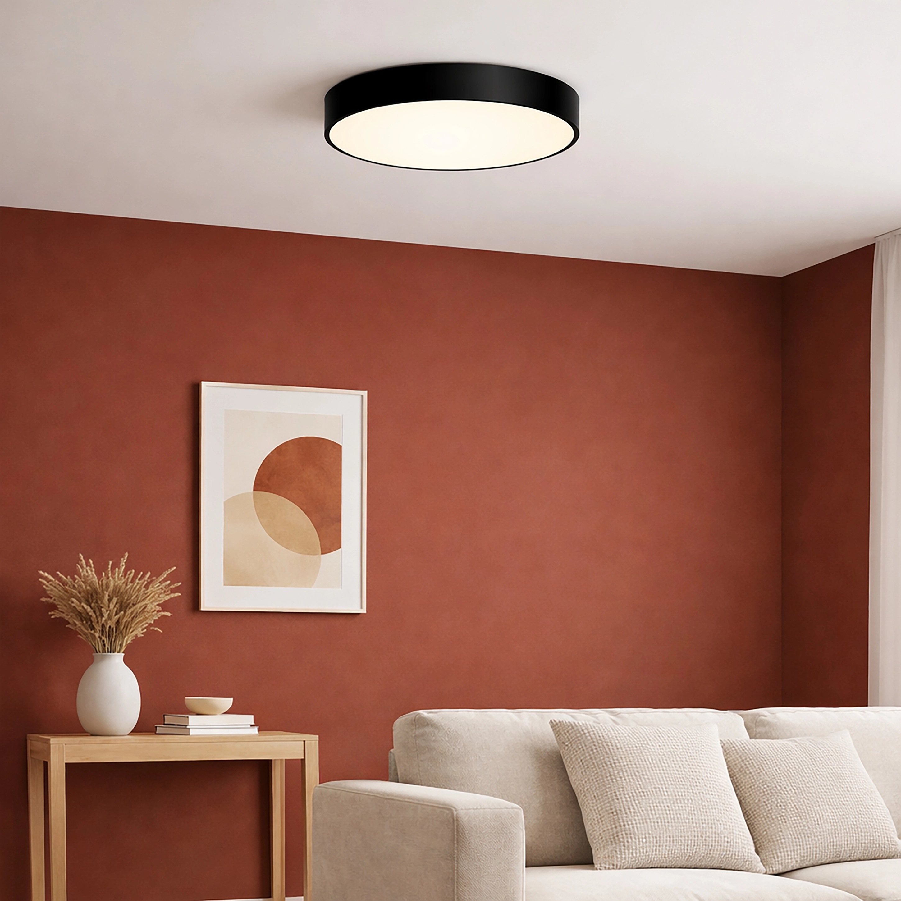 Deckenlicht Grace Ø 30cm schwarz Lyora 5053423315737