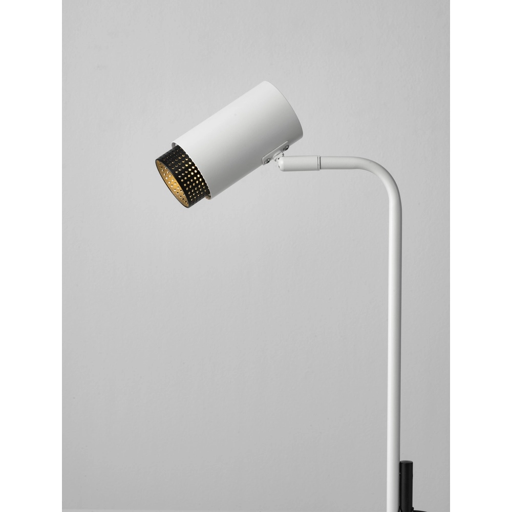 Schreibtischlampe Nessi weiß mit schwarz Lyora 5212017475190