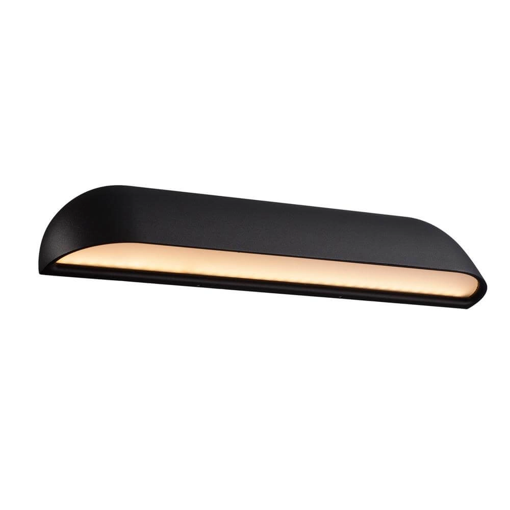 Wandleuchte Front schwarz