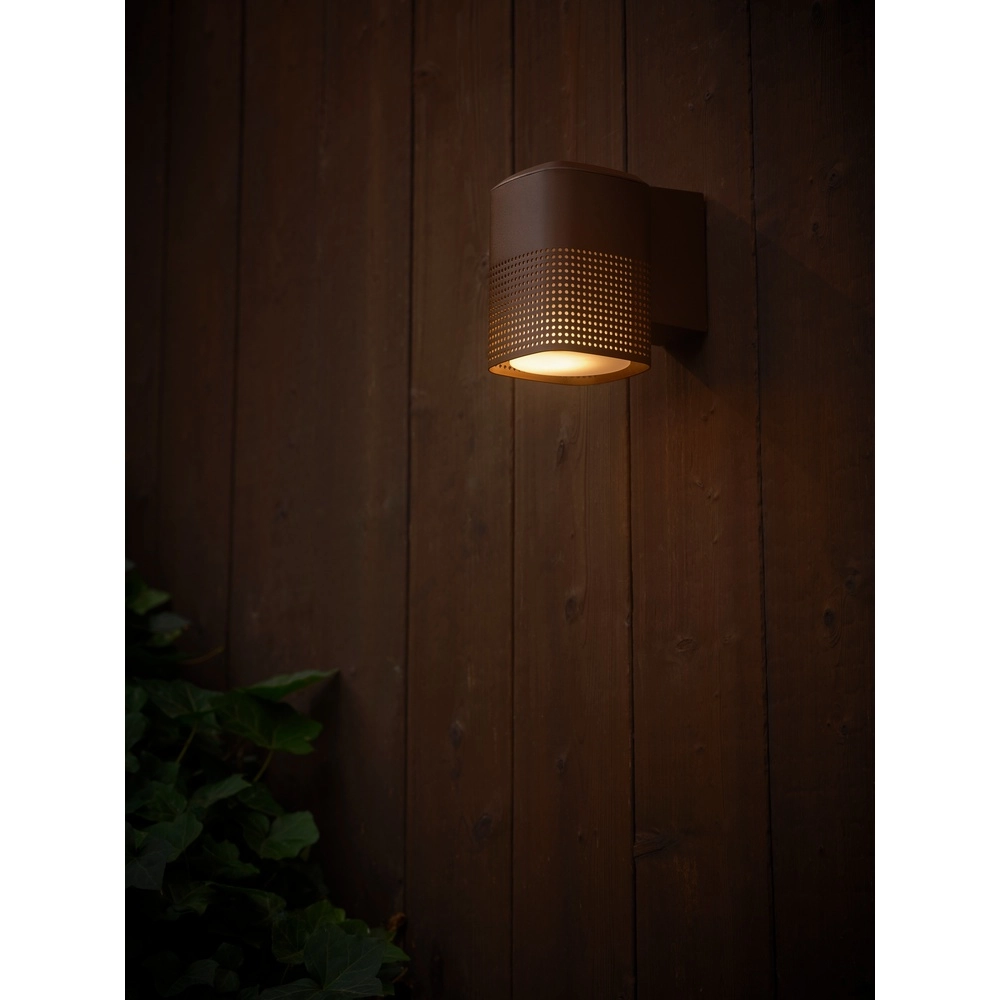 Dänische Außenlampe im dänischen Stil Sidara  Rostbraun Nordlux 5704924025761
