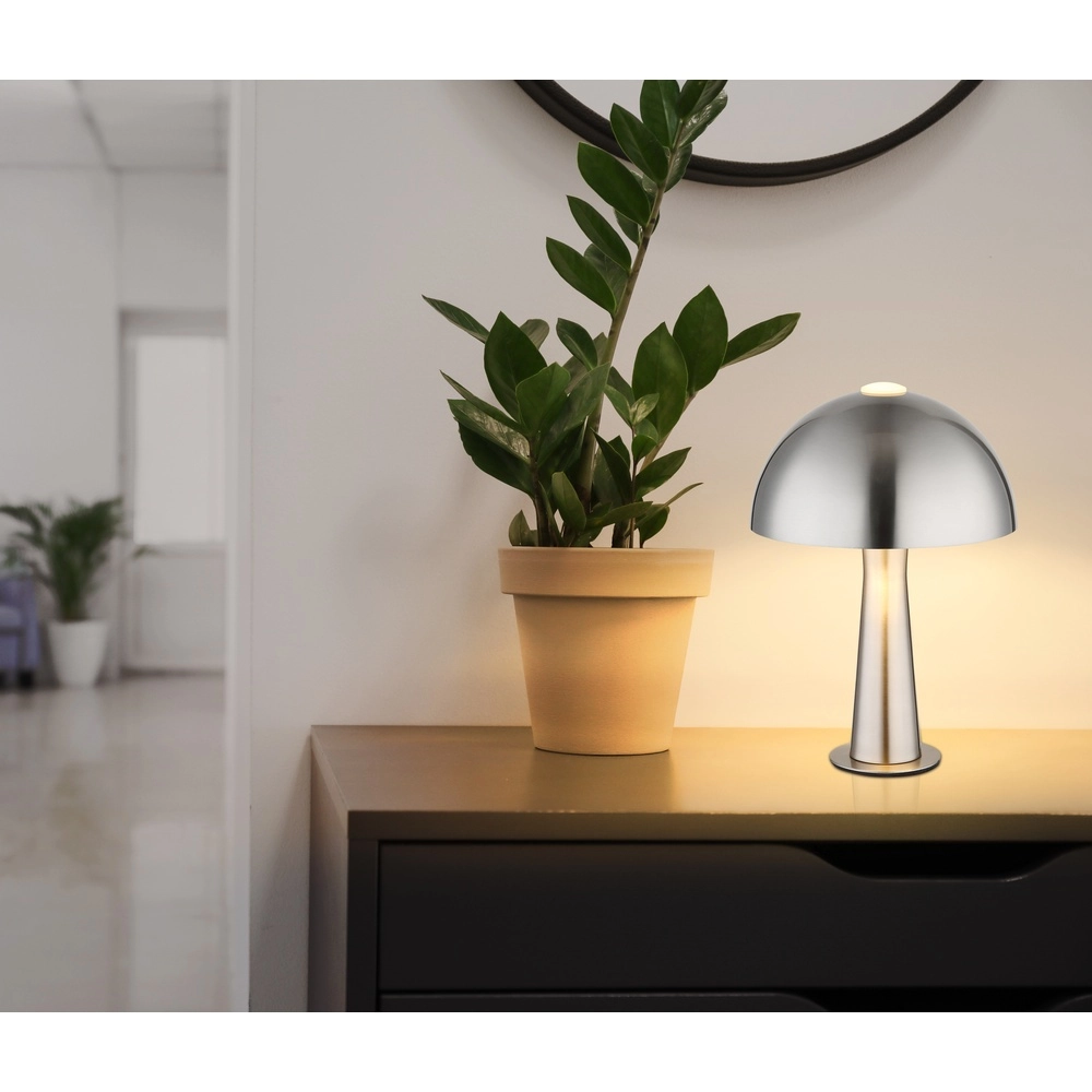 Moderne Tischlampe Julia Nickel Globo 9007371589623