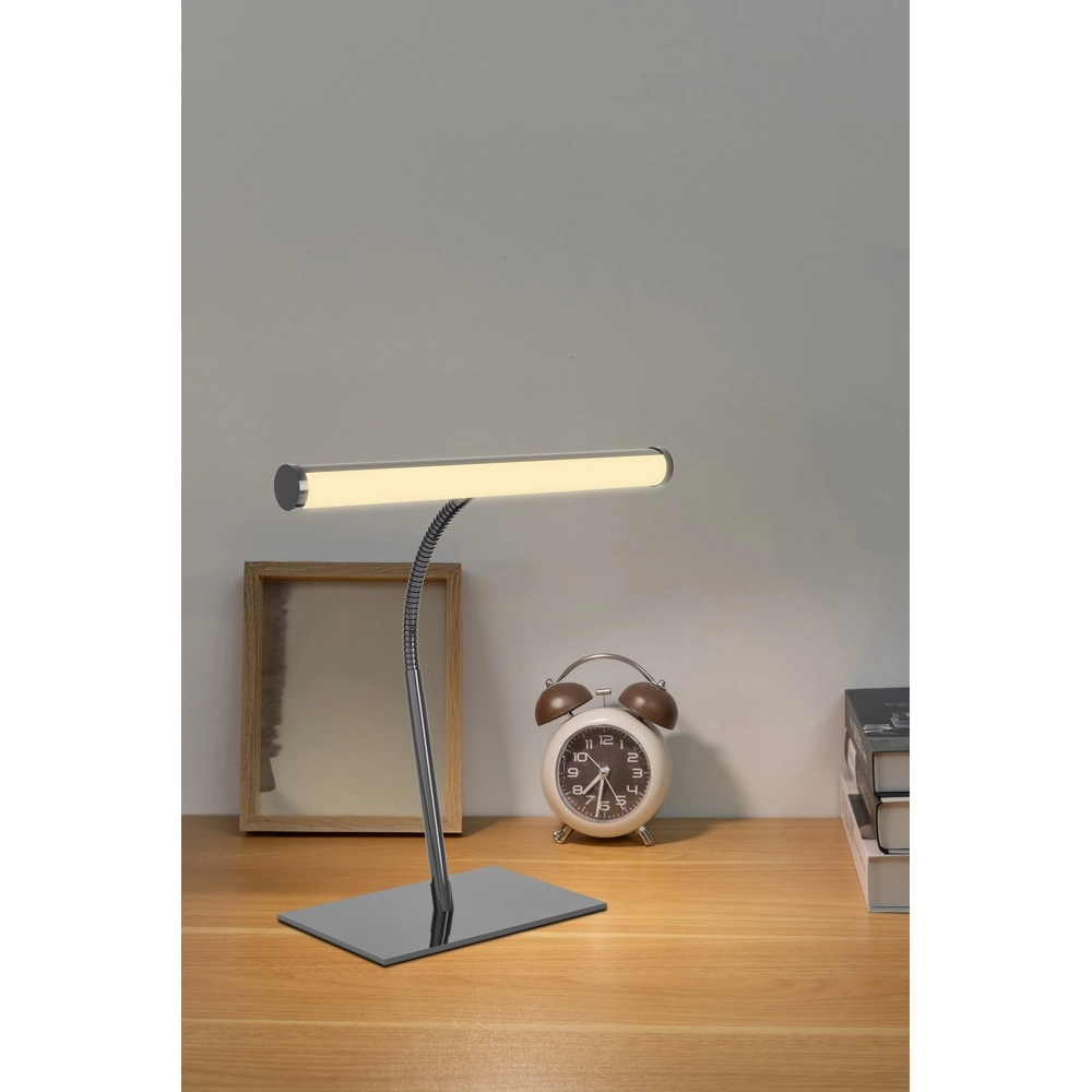 Schreibtischlampe Riccione nickel matt Eglo 9008606357987