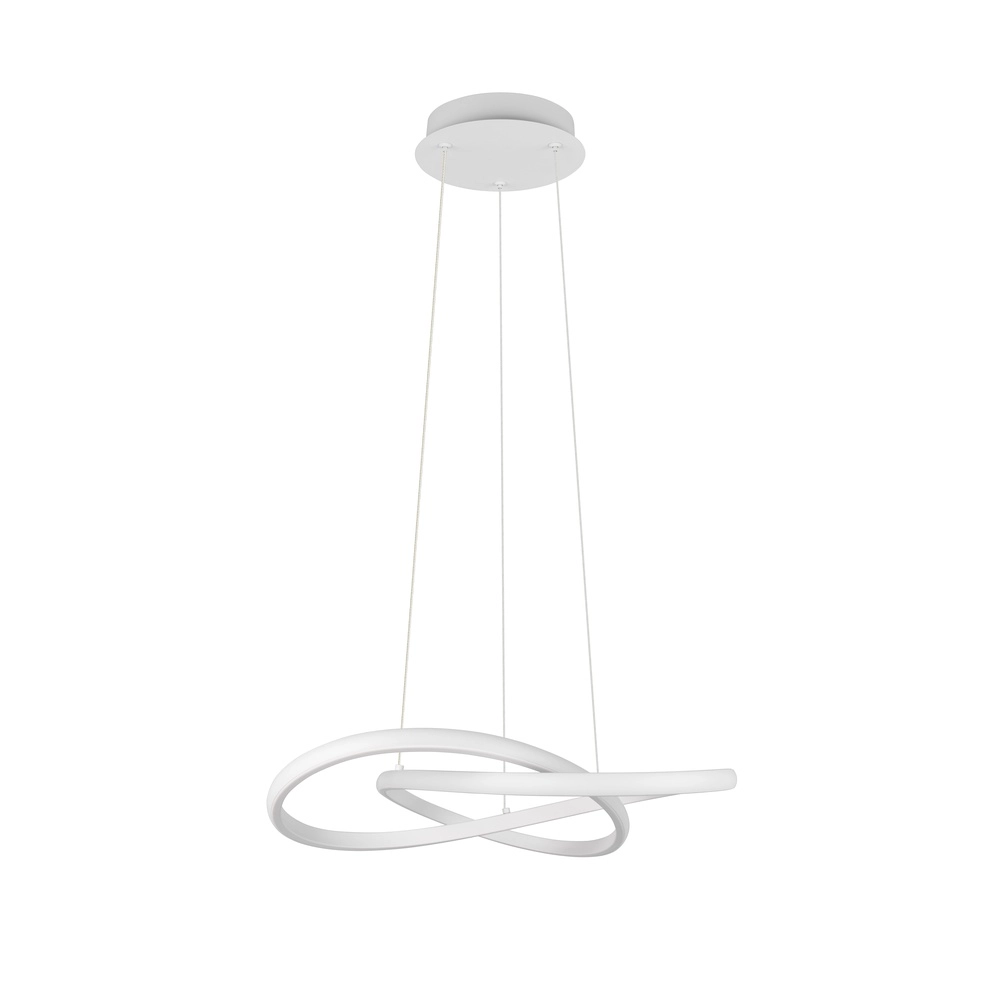 Design-Pendellampe Mansa Weiß Trio 4017807682151