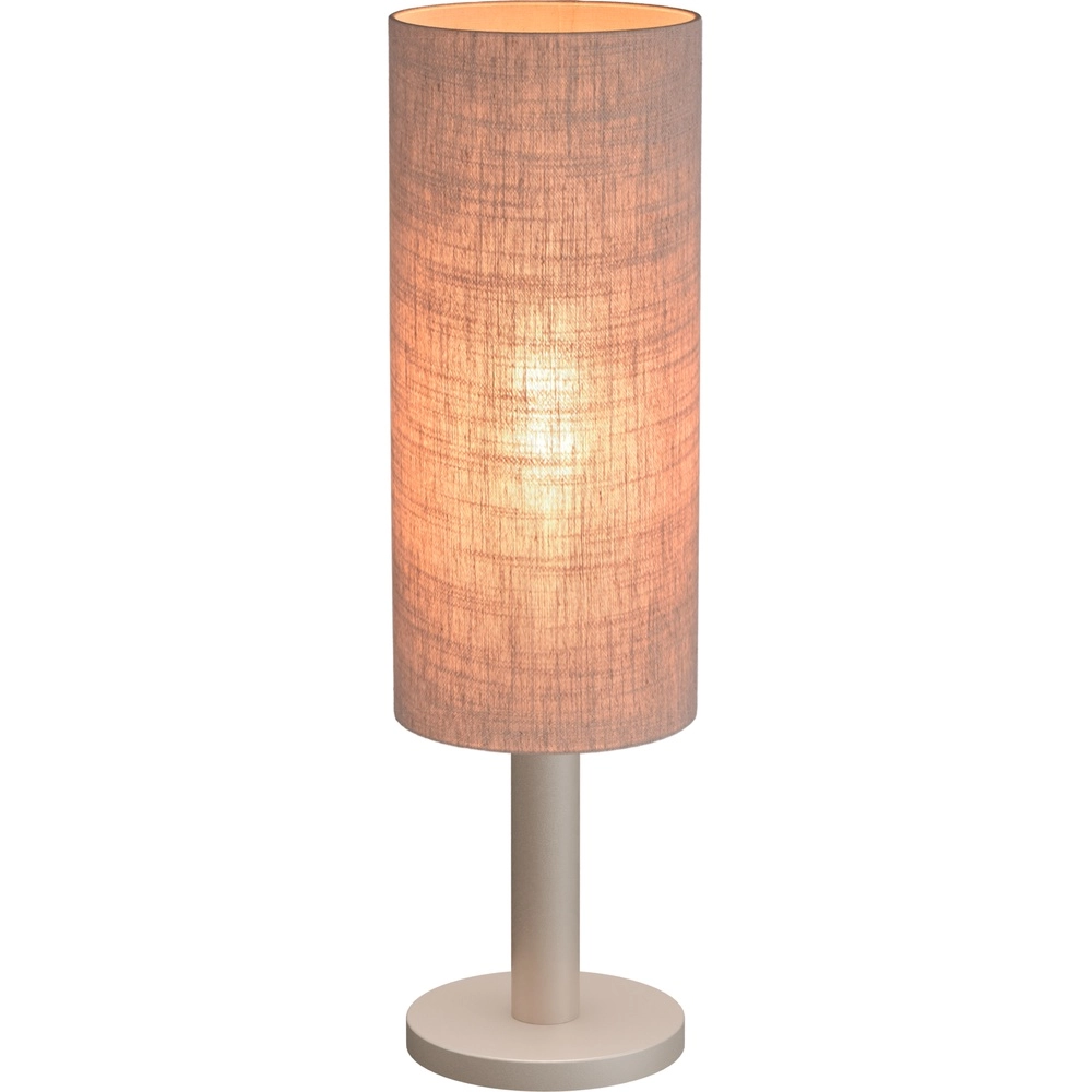 Tischlampe Lisbourg Beige Terra mit beigegrauem Farbton