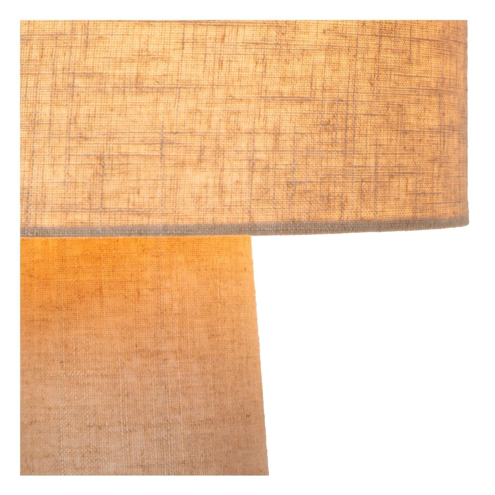 Tischlampe Leeroy taupe Ø 30cm Lucide 5411212032119