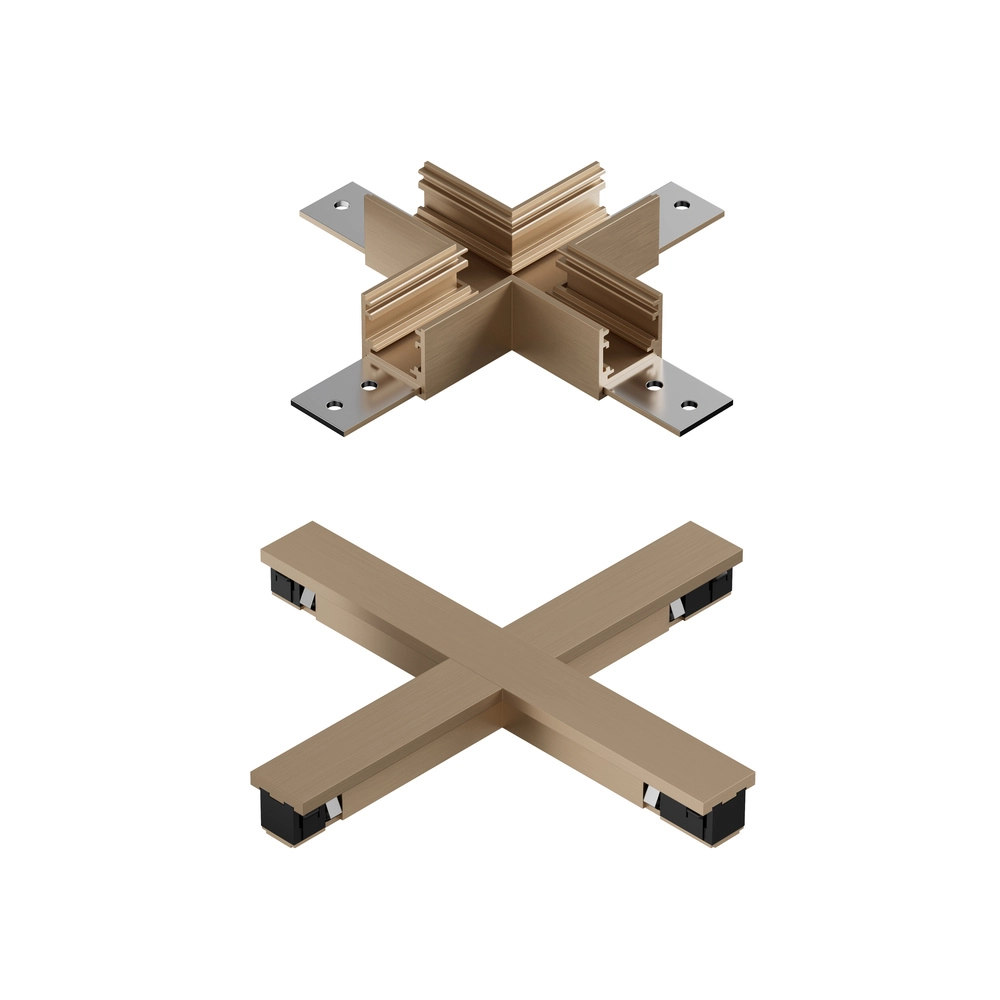 X-Stecker 1-Phase Linial Champagner