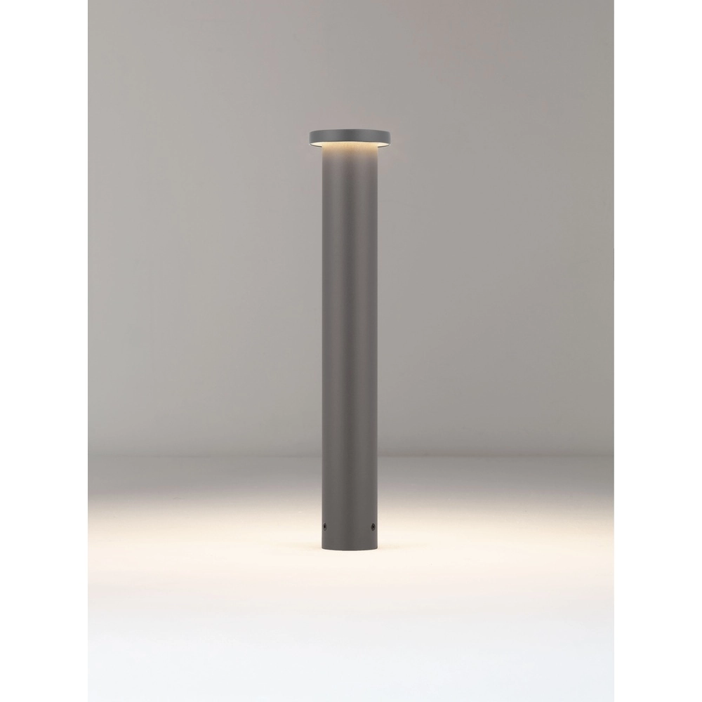 Moderne Wegbeleuchtung Bast dunkelgrau 45 cm - 2700K Lyora 5212017497611