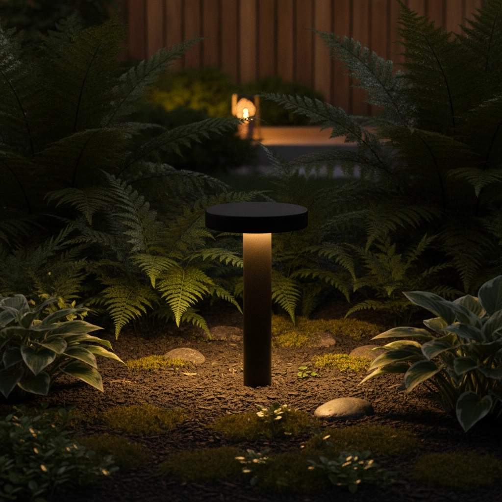 Gartenleuchte Mood 20cm anthrazit mit Keil