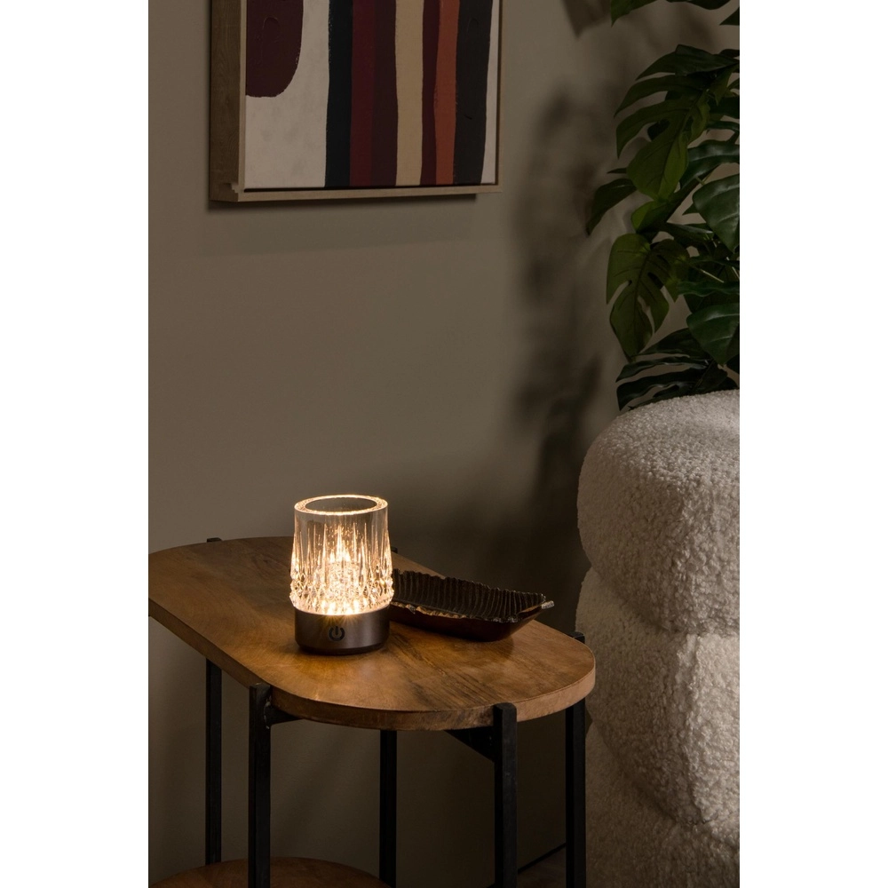 Wiederaufladbare Tischlampen Lily Set von 3 Chrom Lucide 5411212461087