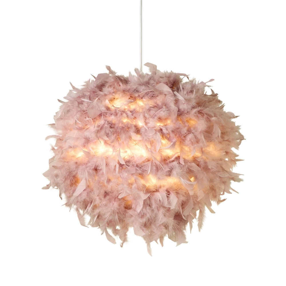 Rosa Pendelleuchte Kate Feder Searchlight 5053423305974