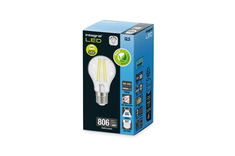 LED-Lampe 4,3W - E27 - 806lm - 4000K hell Lyora 5055788277149