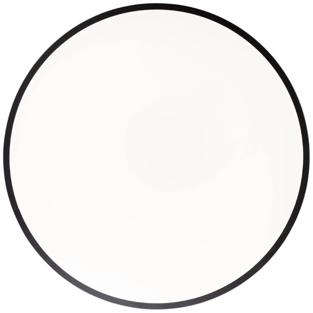 Designer-Deckenleuchte Slimline schwarz Ø 49cm Brilliant 4004353426568