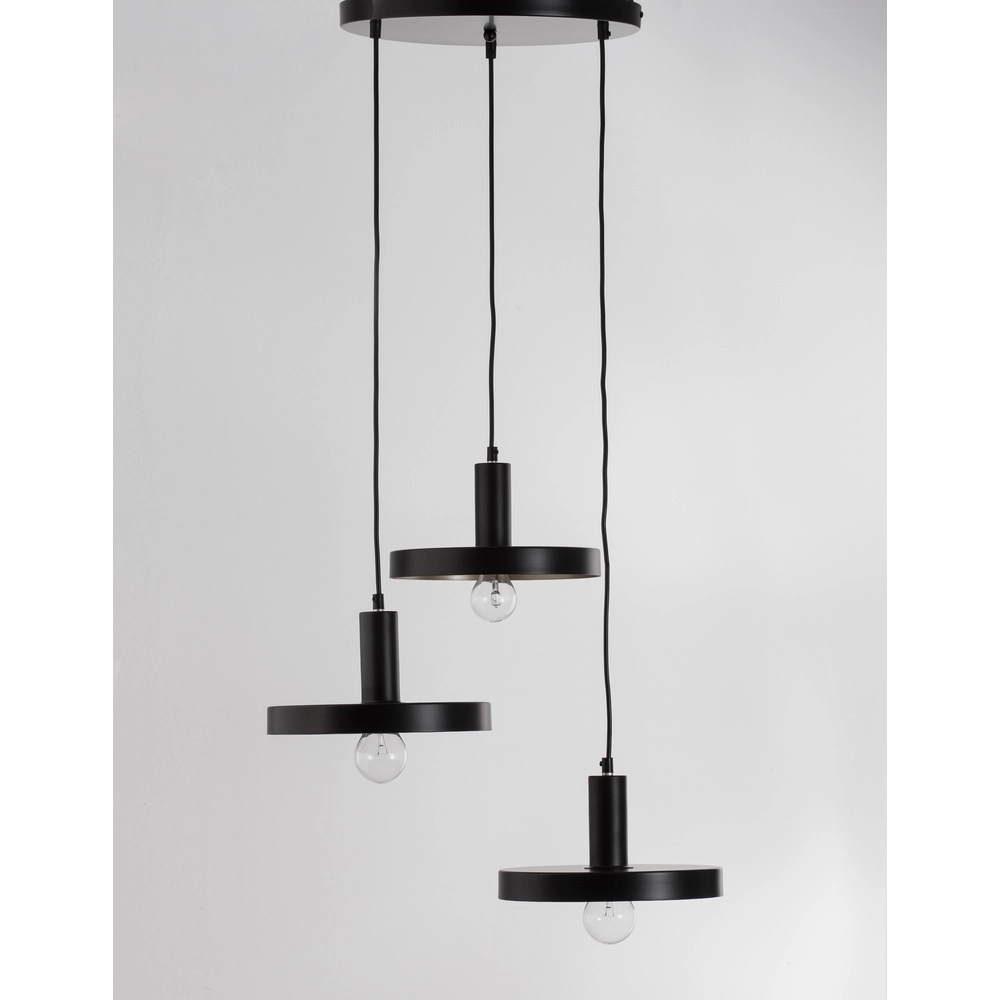 Design-Pendelleuchte Garni 3-flammig schwarz Lyora 5212017420770