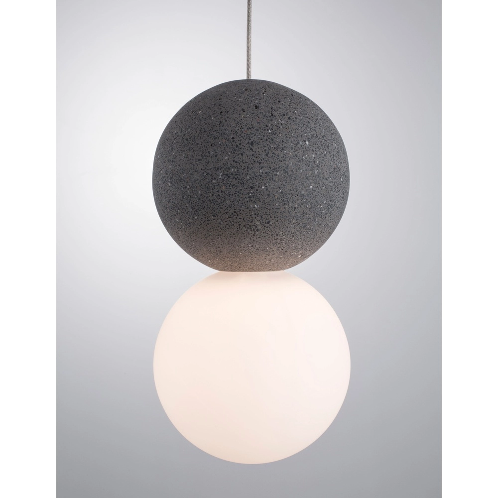 Pendelleuchte Zero Grau mit Weiß Lyora 5212017426949