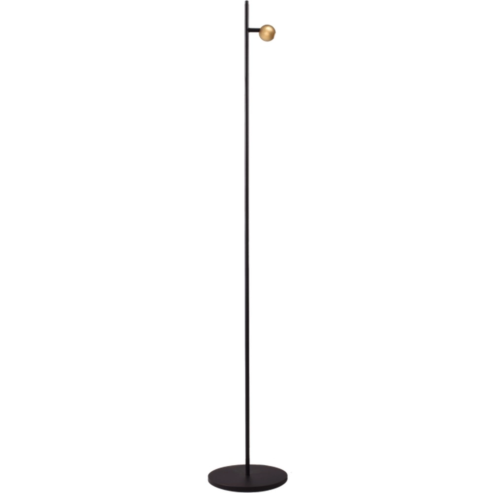 Stehlampe Talana Schwarz mit Gold