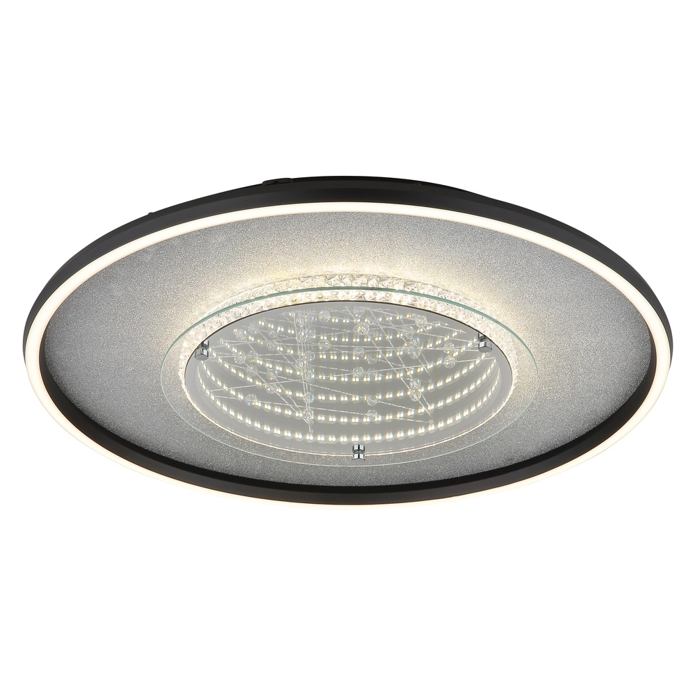 Deckenlampe Mirrora schwarz Ø 51,5 cm